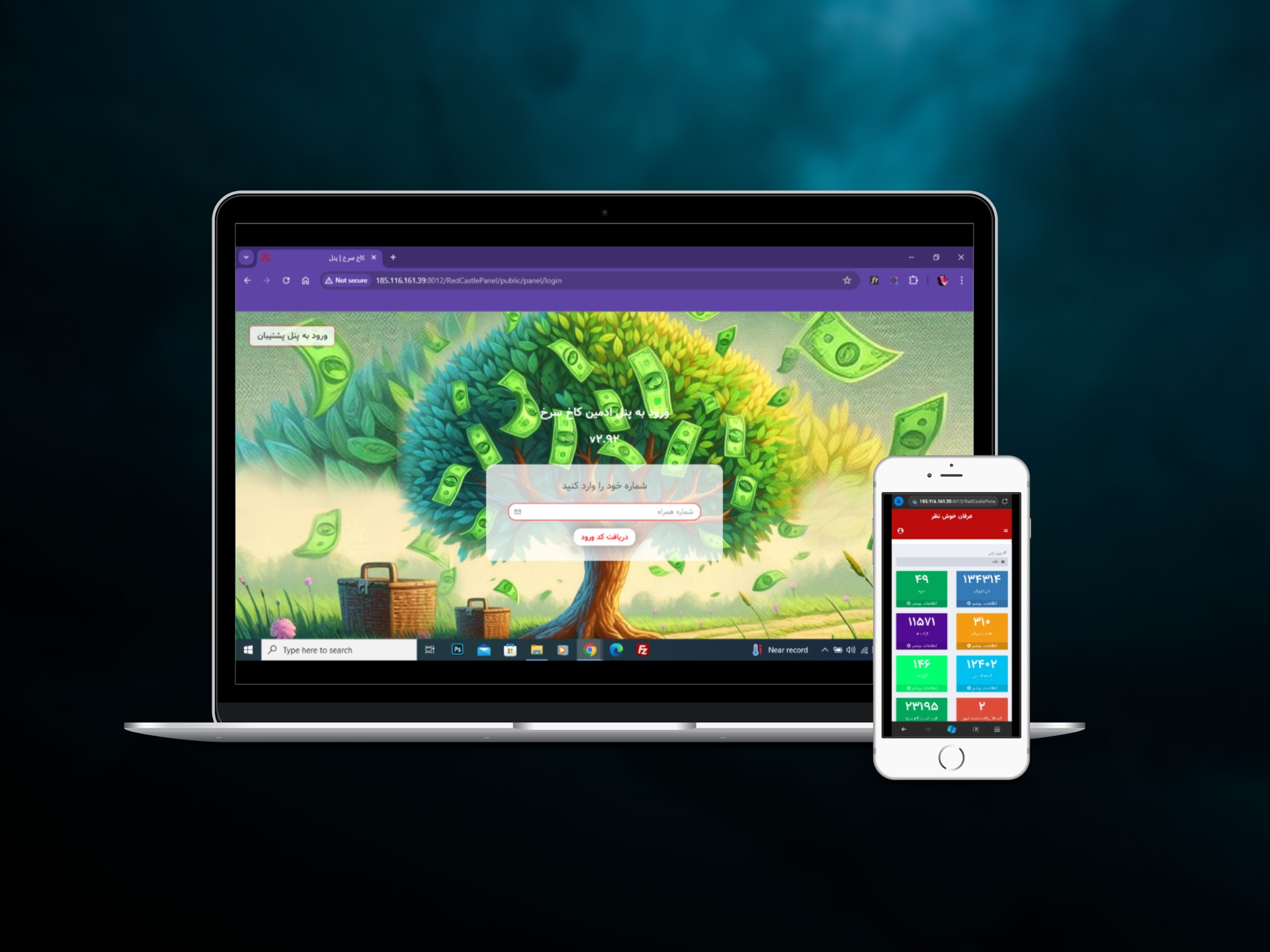 پنل موسسه سرخ